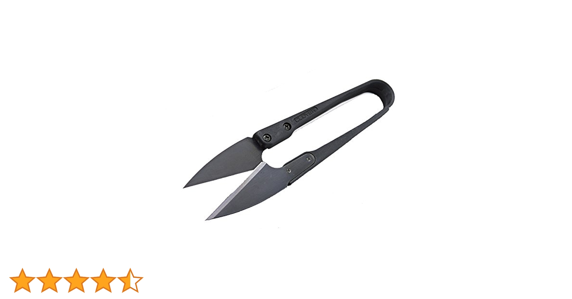 くろーばー Amazon.co.jp: Clover 糸切はさみ[ブラック]黒刃(10.5cm) 36-395